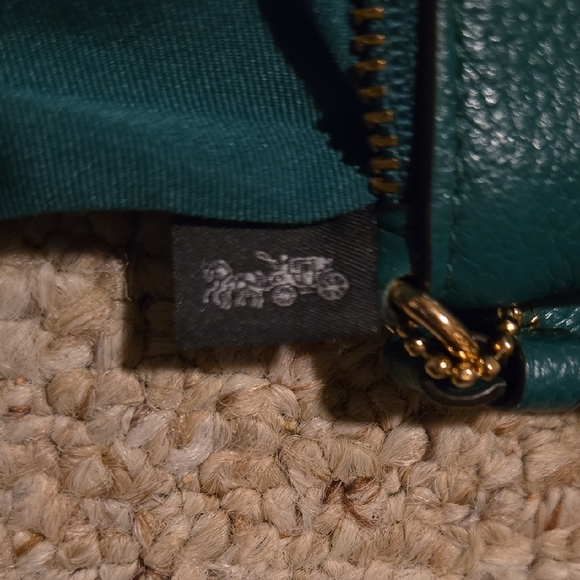 Coach Green Wristlet Clutch - Picture 2 of 3
